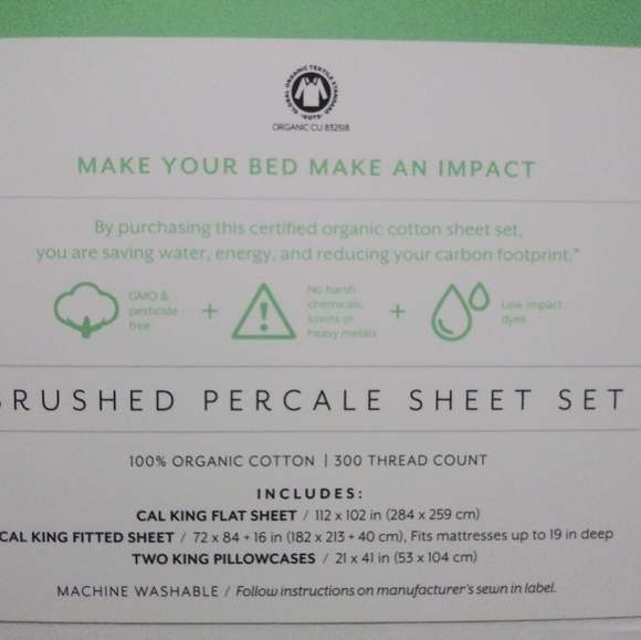 New Under The Canopy California King sheet set - Picture 4 of 5